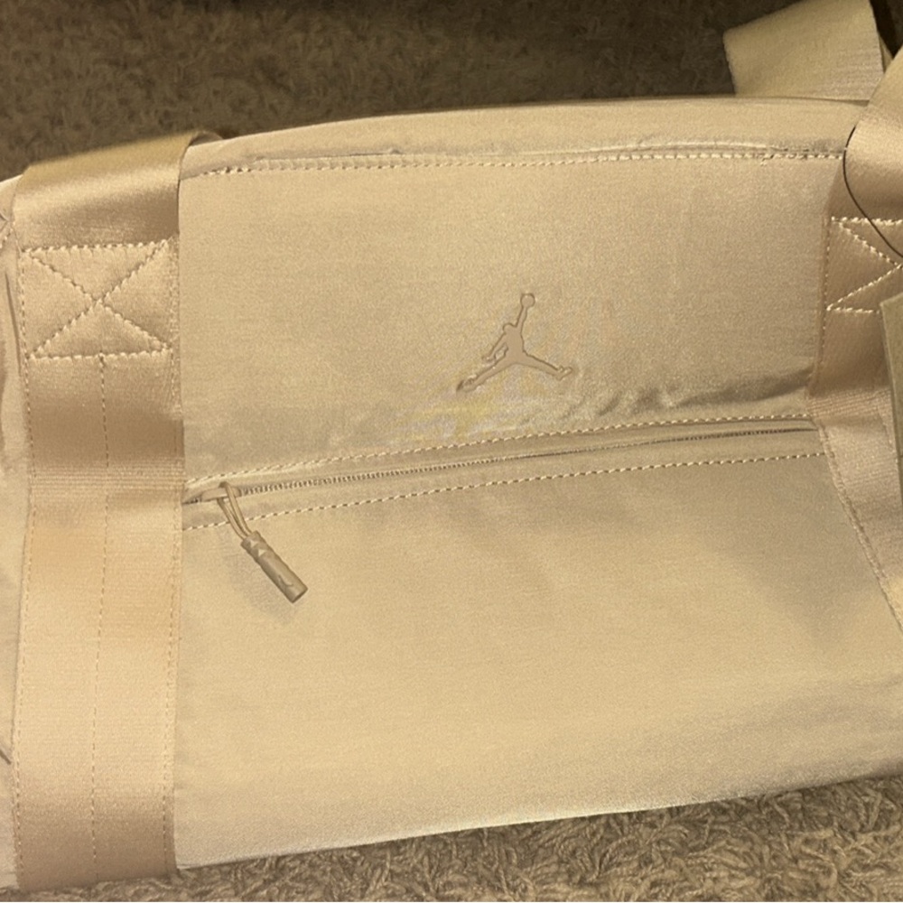 Jordan Beige Duffel Bag